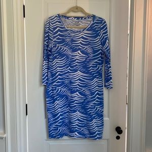 Vineyard Vines Cotton Dress, 3/4 sleeves, size medium